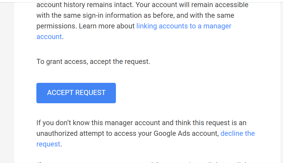 How to Accept Google Manager Access as a Client