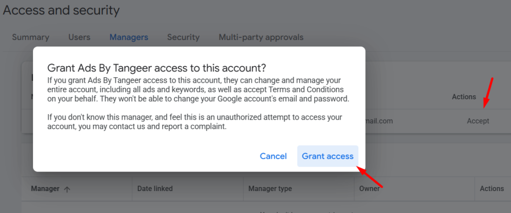 How to Accept Google Manager Access as a Client